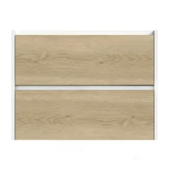 Tiger Reverse Meubelset 80 Cm Met 2 Lades Naturel Eik / Mat Wit Inclusief Quadro Wastafel Hoogglans Wit 5 Tiger Reverse Meubelset 80 Cm Met 2 Lades Naturel Eik / Mat Wit Inclusief Quadro Wastafel Hoogglans Wit -Badkamerwinkel Voor Thuis 123 1026