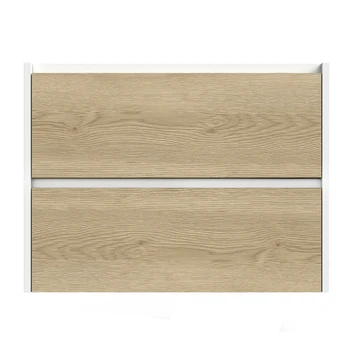 Tiger Reverse Meubelset 80 cm met 2 lades Naturel eik / Mat wit inclusief Quadro wastafel Hoogglans wit Tiger Reverse Meubelset 80 Cm Met 2 Lades Naturel Eik / Mat Wit Inclusief Quadro Wastafel Hoogglans Wit -Badkamerwinkel Voor Thuis 123 1026