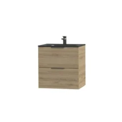 Tiger Studio Badkamermeubel 60 Cm Chalet Eiken Met Wastafel Polybeton Mat Zwart Greep Rvs Plat 2 Tiger Studio Badkamermeubel 60 Cm Chalet Eiken Met Wastafel Polybeton Mat Zwart Greep Rvs Plat -Badkamerwinkel Voor Thuis 123 1087