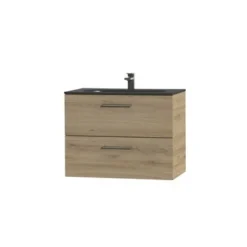 Tiger Studio Badkamermeubel 80 Cm Chalet Eiken Met Wastafel Polybeton Mat Zwart Greep Rvs Afgerond 2 Tiger Studio Badkamermeubel 80 Cm Chalet Eiken Met Wastafel Polybeton Mat Zwart Greep Rvs Afgerond -Badkamerwinkel Voor Thuis 123 1098