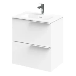 Tiger Badmeubelset Pocket 60 Cm Met 2 Lades Wit