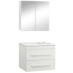 Style Badmeubelset Rechts Mat Wit 60 Cm