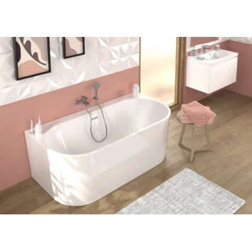 Allibert Bad Ondina Vrijstaand Wit Glanzend 170x87 cm Allibert Bad Ondina Vrijstaand Wit Glanzend 170x87 Cm -Badkamerwinkel Voor Thuis 123 1285