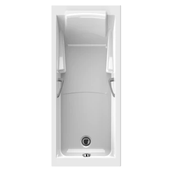 Allibert Lodge bad 175x75 cm met douchezone Allibert Lodge Bad 175x75 Cm Met Douchezone -Badkamerwinkel Voor Thuis 123 1323