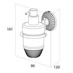 Tiger Ivy Zeepdispenser 200ml Chroom/wit Keramiek 5 Tiger Ivy Zeepdispenser 200ml Chroom/wit Keramiek -Badkamerwinkel Voor Thuis 123 1347