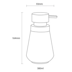 Sealskin Zeepdispenser Conical Porselein Groen -Badkamerwinkel Voor Thuis 123 1350