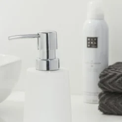 Sealskin Zeepdispenser Glossy Zilver 2 Sealskin Zeepdispenser Glossy Zilver -Badkamerwinkel Voor Thuis 123 1354