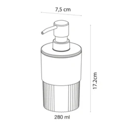 Sealskin Zeepdispenser Brave Staand Zwart 13 Sealskin Zeepdispenser Brave Staand Zwart -Badkamerwinkel Voor Thuis 123 1406
