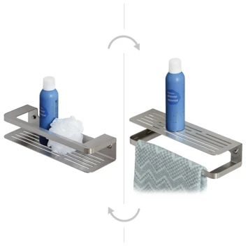 Tiger Douchemand Met Handdoekhouder Caddy Rvs Tiger Douchemand Met Handdoekhouder Caddy Rvs -Badkamerwinkel Voor Thuis 123 1410