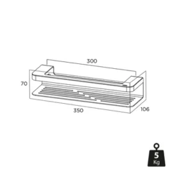 Tiger Douchemand Met Handdoekhouder Caddy Rvs 11 Tiger Douchemand Met Handdoekhouder Caddy Rvs -Badkamerwinkel Voor Thuis 123 1421