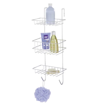 Wenko 3-laags doucherek Revigo chroom Wenko 3-laags Doucherek Revigo Chroom -Badkamerwinkel Voor Thuis 123 1472