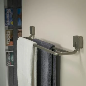 Tiger Dubbel Handdoekrek Impuls RVS Tiger Dubbel Handdoekrek Impuls RVS -Badkamerwinkel Voor Thuis 123 1477