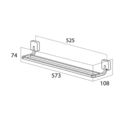 Tiger Dubbel Handdoekrek Impuls RVS 4 Tiger Dubbel Handdoekrek Impuls RVS -Badkamerwinkel Voor Thuis 123 1479