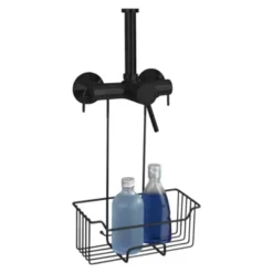 Wenko Douchecaddy Milo Om Aan Kraan Te Hangen Zwart RVS 3 Wenko Douchecaddy Milo Om Aan Kraan Te Hangen Zwart RVS -Badkamerwinkel Voor Thuis 123 1499