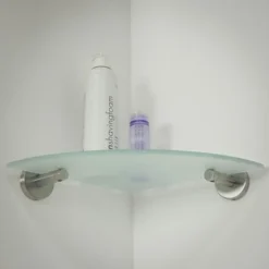 Tiger Hoekplanchet Boston RVS 2 Tiger Hoekplanchet Boston RVS -Badkamerwinkel Voor Thuis 123 1511