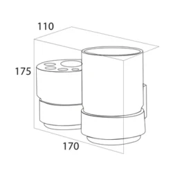 Tiger Dubbele Bekerhouder Ontario Met Bekers Chroom 2 Tiger Dubbele Bekerhouder Ontario Met Bekers Chroom -Badkamerwinkel Voor Thuis 123 1516