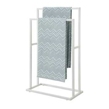 Sealskin Carré handdoekrek vrijstaand Wit Sealskin Carré Handdoekrek Vrijstaand Wit -Badkamerwinkel Voor Thuis 123 1533