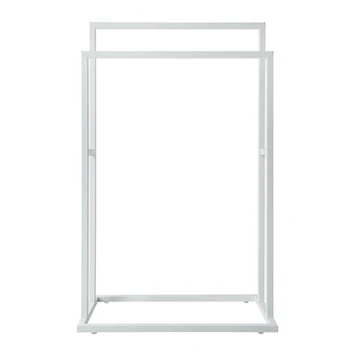 Sealskin Carré handdoekrek vrijstaand Wit Sealskin Carré Handdoekrek Vrijstaand Wit -Badkamerwinkel Voor Thuis 123 1535