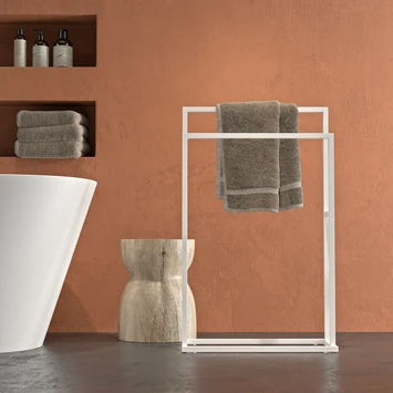 Sealskin Carré handdoekrek vrijstaand Wit Sealskin Carré Handdoekrek Vrijstaand Wit -Badkamerwinkel Voor Thuis 123 1536