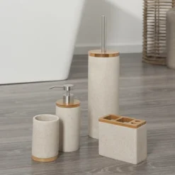 Sealskin Zeepdispenser Grace Zand -Badkamerwinkel Voor Thuis 123 1547