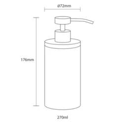 Sealskin Zeepdispenser Grace Zand -Badkamerwinkel Voor Thuis 123 1550
