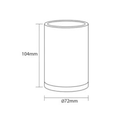 Sealskin Beker Grace Wit -Badkamerwinkel Voor Thuis 123 1564