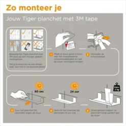 Tiger Planchet Colar 30 Cm Zwart 7 Tiger Planchet Colar 30 Cm Zwart -Badkamerwinkel Voor Thuis 123 1580