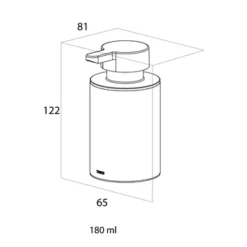 Tiger Zeepdispenser Colar RVS -Badkamerwinkel Voor Thuis 123 1587
