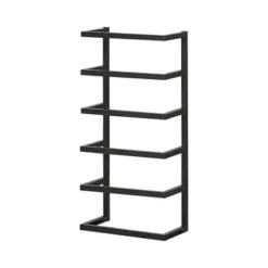 Sealskin Carré Handdoekrek Groot Zwart -Badkamerwinkel Voor Thuis 123 1619