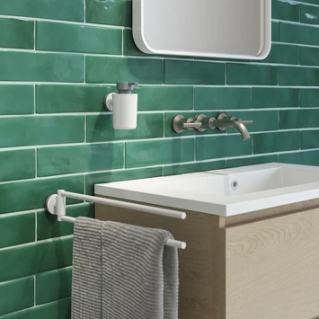 Tiger Handdoekhouder Urban 2-Armig Wit Tiger Handdoekhouder Urban 2-Armig Wit -Badkamerwinkel Voor Thuis 123 1639