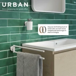 Tiger Handdoekhouder Urban 2-Armig Wit 7 Tiger Handdoekhouder Urban 2-Armig Wit -Badkamerwinkel Voor Thuis 123 1640