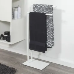 Sealskin Handdoekrek Tube Metaal Wit 2 Sealskin Handdoekrek Tube Metaal Wit -Badkamerwinkel Voor Thuis 123 1670