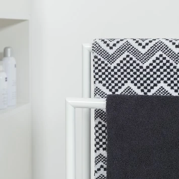 Sealskin Handdoekrek Tube Metaal Wit Sealskin Handdoekrek Tube Metaal Wit -Badkamerwinkel Voor Thuis 123 1671