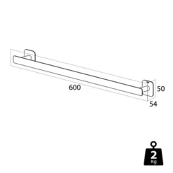 Tiger Handdoekrek Colar RVS 6 Tiger Handdoekrek Colar RVS -Badkamerwinkel Voor Thuis 123 1726
