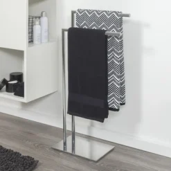 Sealskin Handdoekrek Tube Metaal Chroom 2 Sealskin Handdoekrek Tube Metaal Chroom -Badkamerwinkel Voor Thuis 123 1739