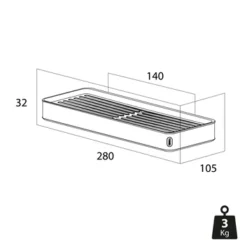 Tiger Planchet Carv 28 Cm Zwart 9 Tiger Planchet Carv 28 Cm Zwart -Badkamerwinkel Voor Thuis 123 1785