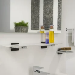 Tiger Planchet Zenna Chroom/Wengé -Badkamerwinkel Voor Thuis 123 1809