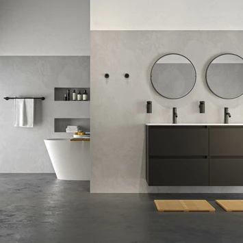 Tiger handdoekhouder Noon dubbel zwart Tiger Handdoekhouder Noon Dubbel Zwart -Badkamerwinkel Voor Thuis 123 1825