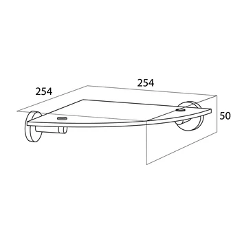 Tiger Hoekplanchet Boston Chroom Tiger Hoekplanchet Boston Chroom -Badkamerwinkel Voor Thuis 123 1840