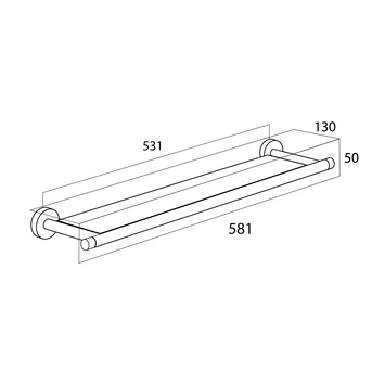 Tiger Planchet Boston RVS Tiger Planchet Boston RVS -Badkamerwinkel Voor Thuis 123 1862