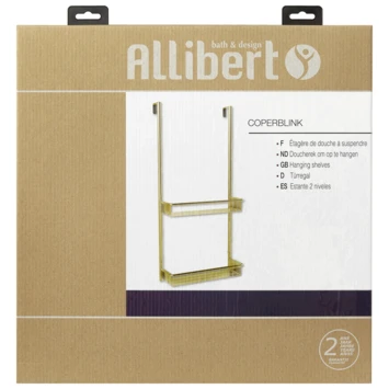 Allibert doucherek Coperblink Goud Allibert Doucherek Coperblink Goud -Badkamerwinkel Voor Thuis 123 1910