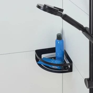 Tiger Caddy hoekkorf klein Zwart Tiger Caddy Hoekkorf Klein Zwart -Badkamerwinkel Voor Thuis 123 1916