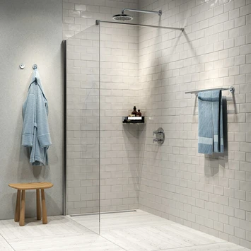 Tiger Noon hoek douchemand 22 x 8 x 22 cm chroom Tiger Noon Hoek Douchemand 22 X 8 X 22 Cm Chroom -Badkamerwinkel Voor Thuis 123 1922