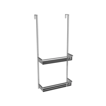 Allibert Coperblink doucherek met 2 plankjes chroom Allibert Coperblink Doucherek Met 2 Plankjes Chroom -Badkamerwinkel Voor Thuis 123 1948