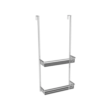 Allibert Coperblink doucherek met 2 plankjes RVS Allibert Coperblink Doucherek Met 2 Plankjes RVS -Badkamerwinkel Voor Thuis 123 1963