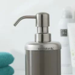 Sealskin Zeepdispenser Acero Taupe 2 Sealskin Zeepdispenser Acero Taupe -Badkamerwinkel Voor Thuis 123 1980