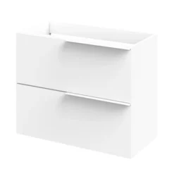 Tiger Badmeubelset Pocket 80 Cm Met 2 Lades Wit Incl. Looppoten -Badkamerwinkel Voor Thuis 123 199