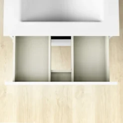 Tiger Badmeubelset Pocket 80 Cm Met 2 Lades Wit Incl. Looppoten -Badkamerwinkel Voor Thuis 123 203