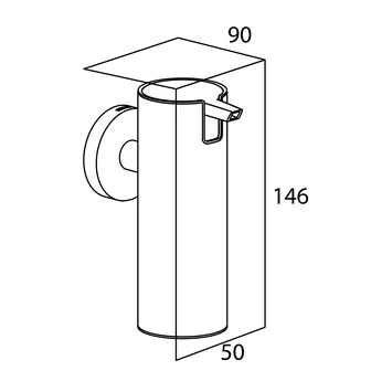 Tiger Zeepdispenser Boston Klein Hangend RVS Tiger Zeepdispenser Boston Klein Hangend RVS -Badkamerwinkel Voor Thuis 123 2078