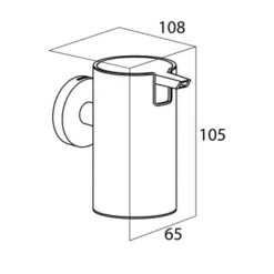 Tiger Zeepdispenser Boston Groot Hangend RVS 4 Tiger Zeepdispenser Boston Groot Hangend RVS -Badkamerwinkel Voor Thuis 123 2100